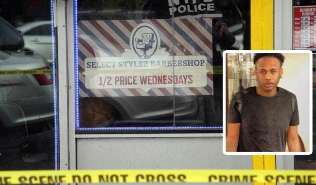 Barber kills policeman with blows of scissors