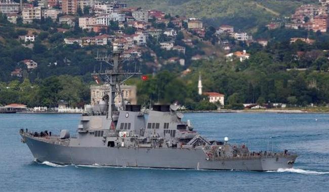 U.S. says it will stay in Black Sea despite Russian warning