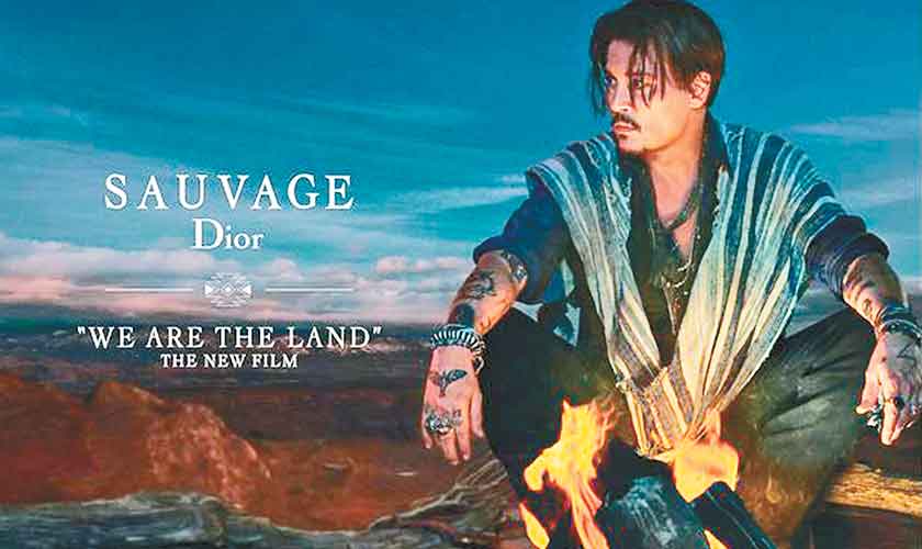 johnny depp sauvage cologne commercial