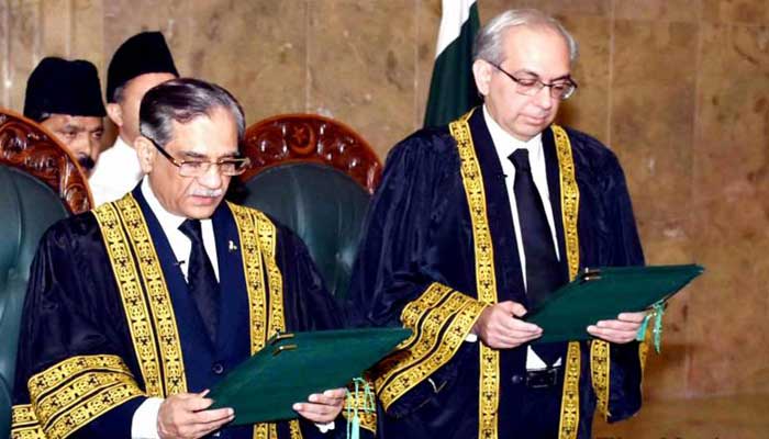 CJ administers oath to Justice Munib Akhtar as SC judge