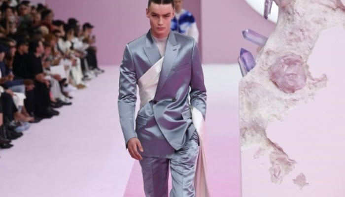 Suits you: Dior and Berluti top the class on Paris catwalk
