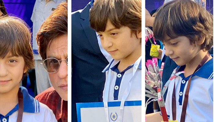 Shah Rukh Khan is a proud father after son AbRam's feats at school
