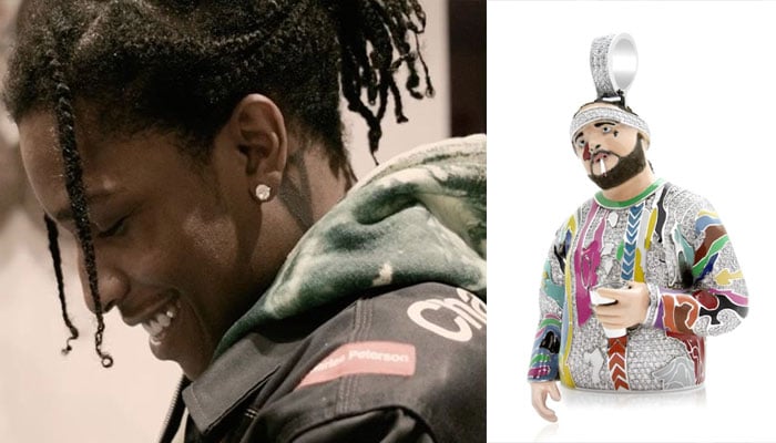 Drake gifts pendant worth $150,000 to friend A$AP Rocky on Yams Day 2020