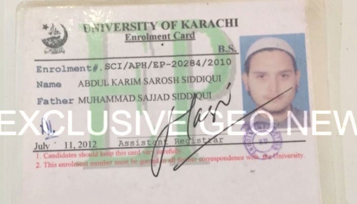 ASP member, Sarosh Siddiqui, who escaped a police raid, is believed to be the mastermind of the attack on MQM-P leader Khwaja Izhar and was a student of Karachi University.