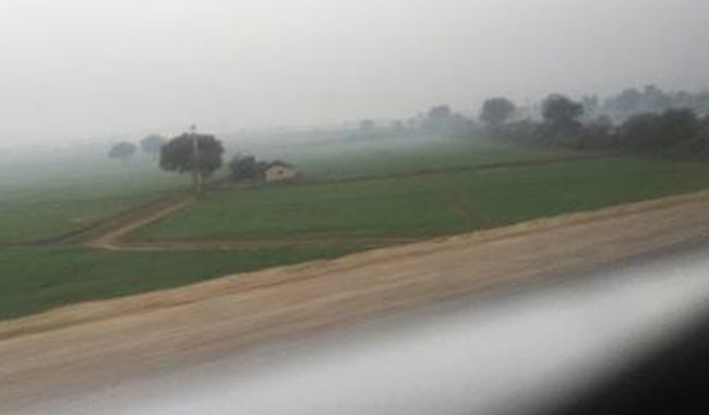 A view of the sprawling fields of Sehwan Sharif 