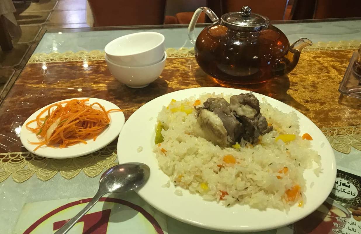 Food in Urumqi has a taste similar to Pakistan and Central Asia.