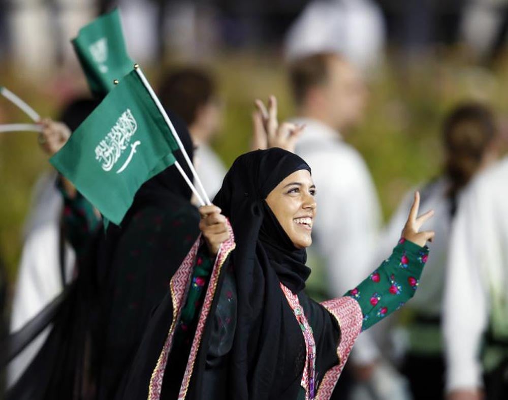 Women who are part of Saudi Arabia