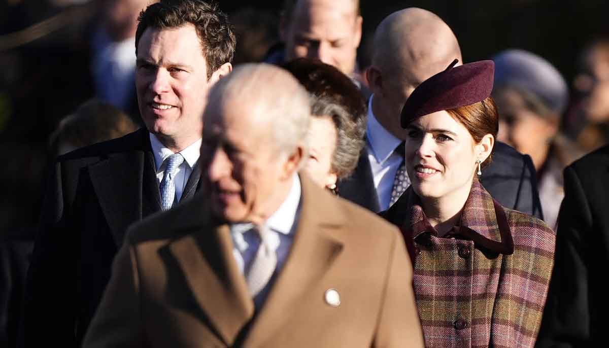 Princess Eugenie all smiles behind King Charles as parents abandoned by royals 