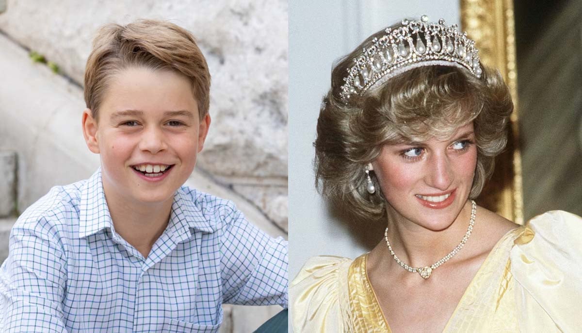 How Prince George reacted after being told Diana would be so proud?