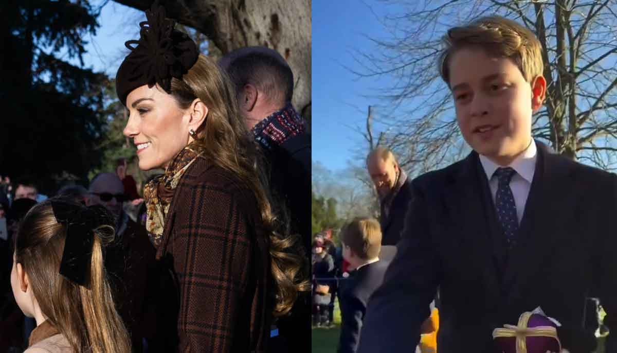 Kate Middleton shows patience as woman holds her hand for a long chat