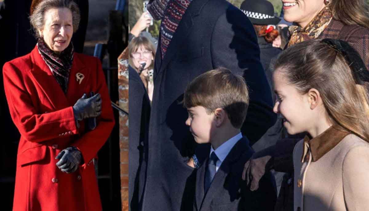 Princess Anne's interaction with Prince Louis delights royal fans 