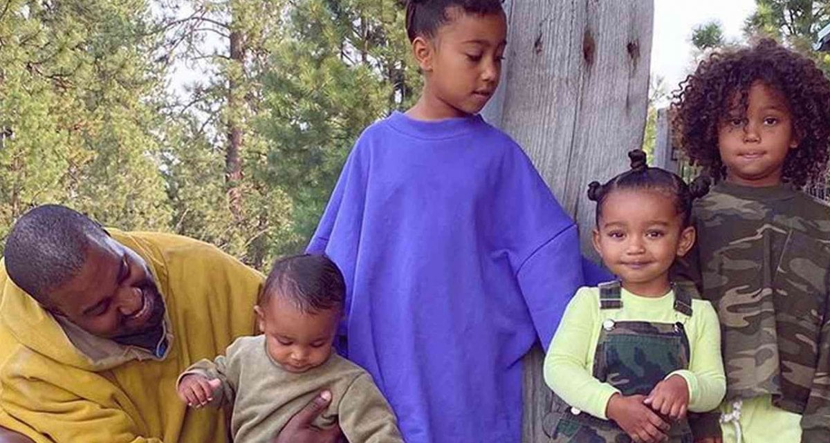 Kanye West finally visits children after months 'being away'    