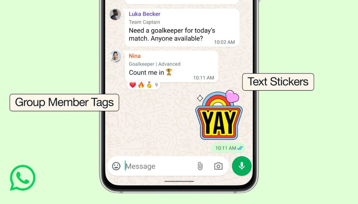 WhatsApp rolls out new features for group chats