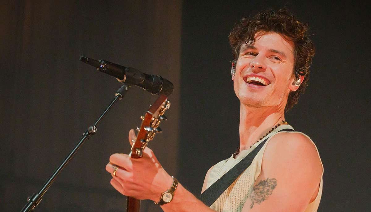 Shawn Mendes performs at fundraising event