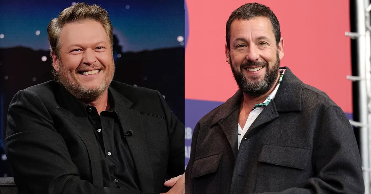 Blake Shelton recalls being 'nervous wreck' on Adam Sandler film