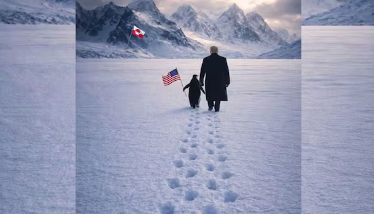 ‘Embrace the penguin’: White House cryptic AI image goes viral amid Greenland controversy