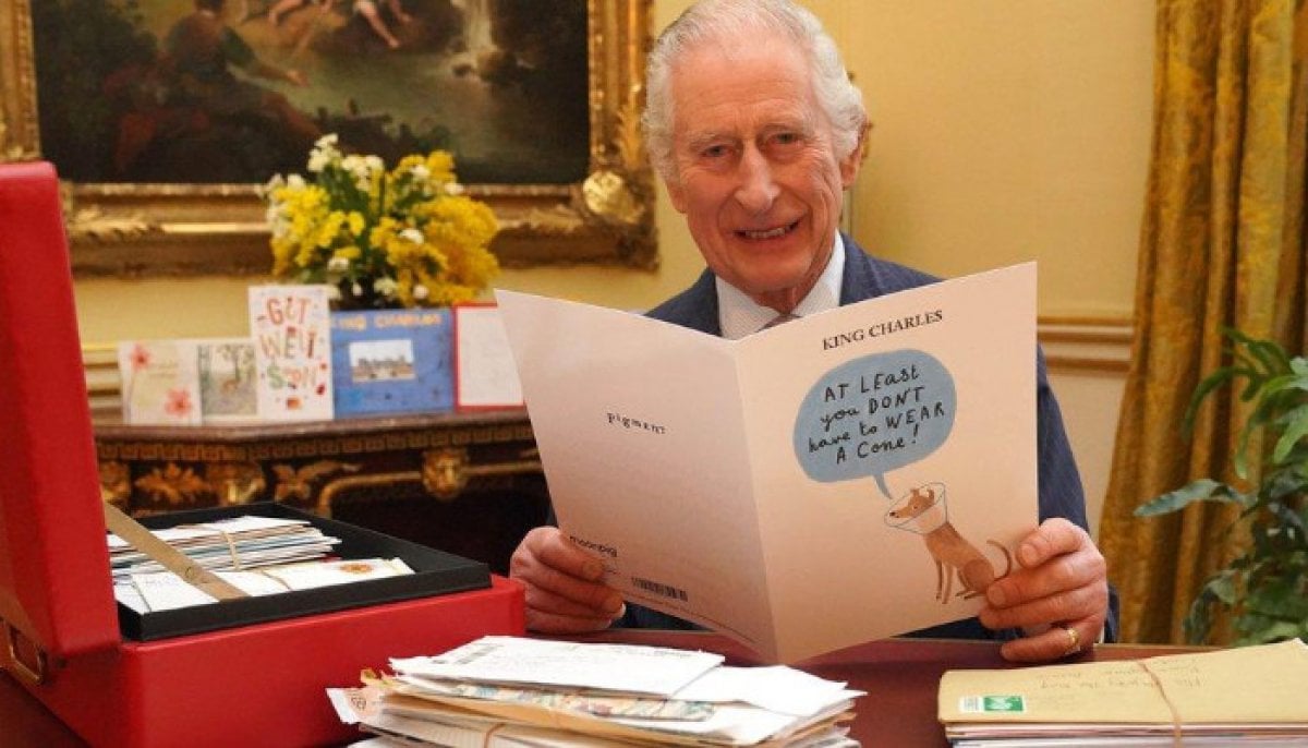 King Charles shares silent moment of power with humour