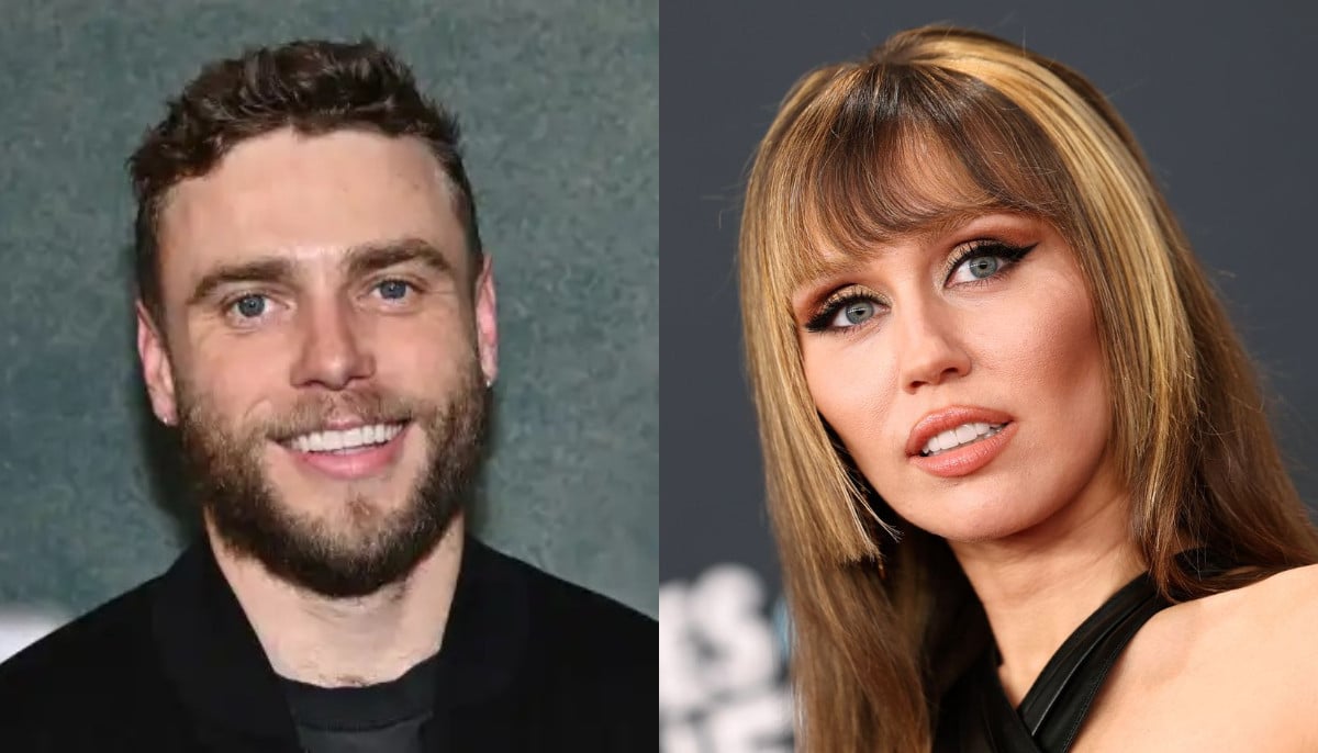 Gus Kenworthy likens Miley Cyrus rumors to THIS 'Heated Rivalry' arc