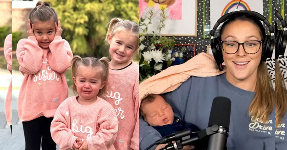 Kylie Kelce reveals which daughter baby Finn is most attached to