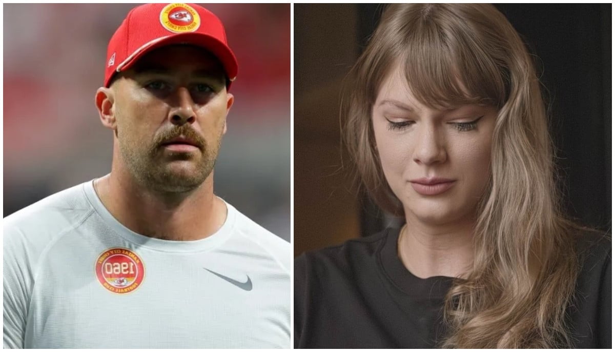 Taylor Swift watches on as relationship with Travis Kelce gets put to the test with