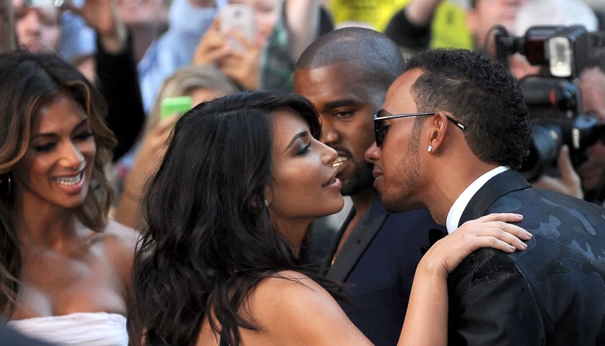 Kanye West's old allegation against Kim Kardashian & Lewis Hamilton surfaced  