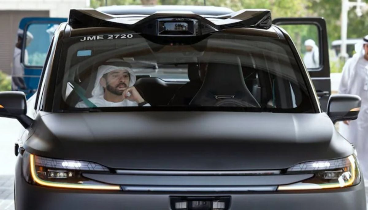 Dubai’s Crown Prince takes first test ride of driverless taxi service
