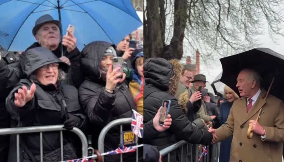 Palace edits out King Charles heckling in official video 