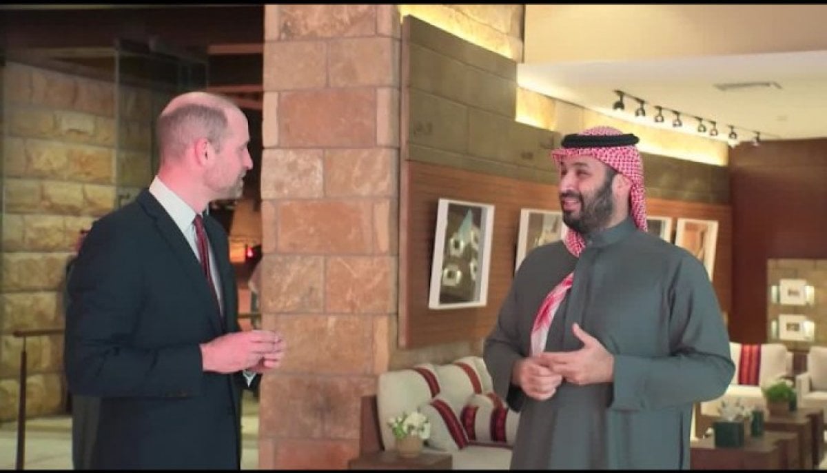 Prince William joins Saudi leaders at historic landmark visit