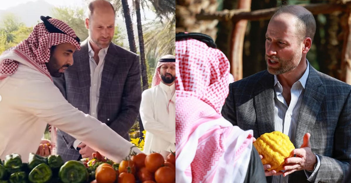 Prince William makes unexpected stop at local market in Saudi Arabia