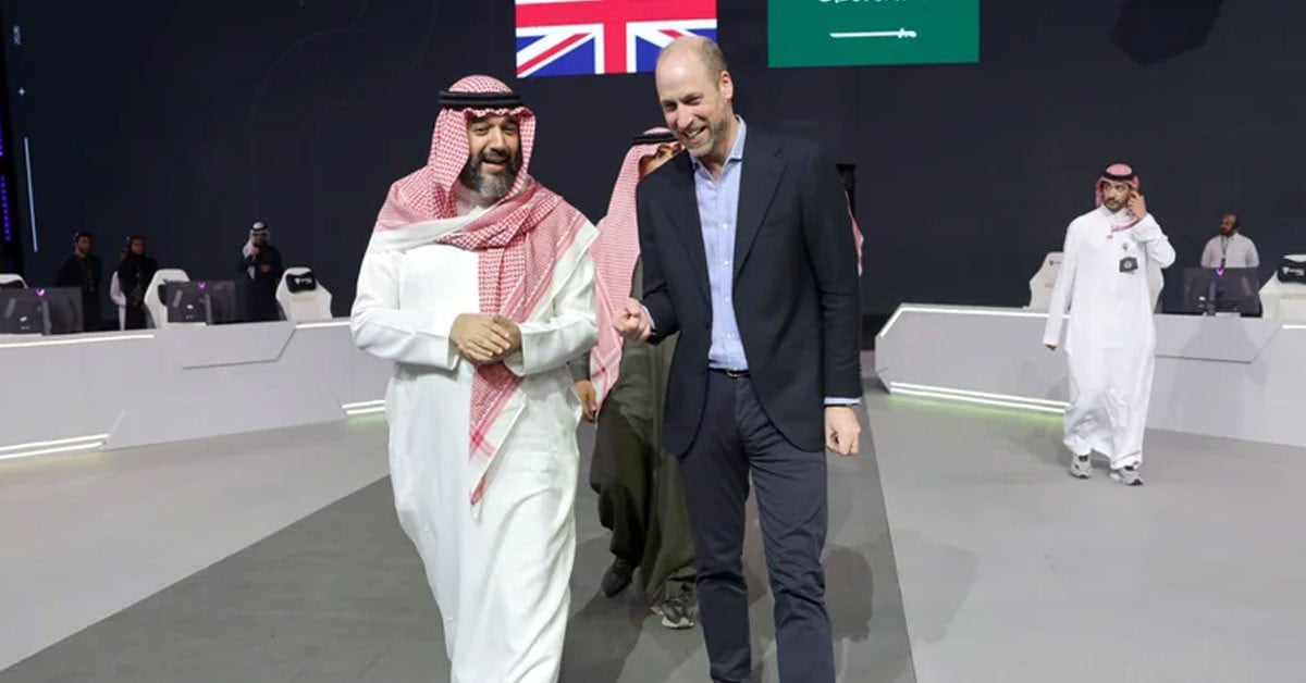 Prince William joins esports battle in Saudi Arabia