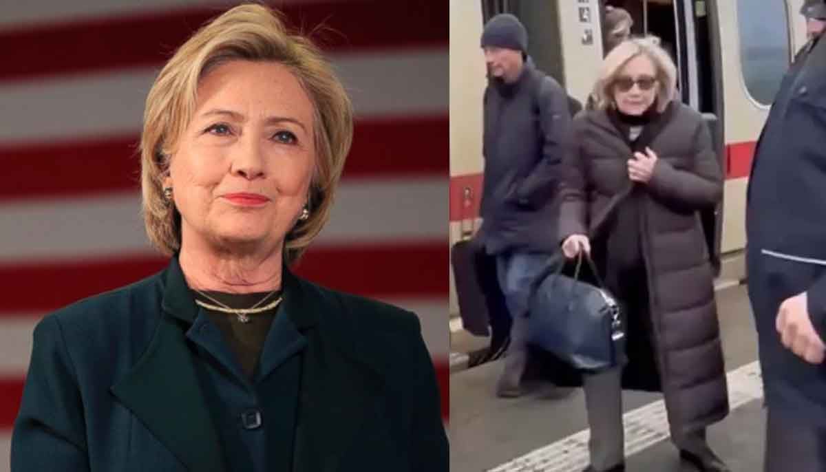 Hillary Clinton's Munich train video sparks conspiracy theories 