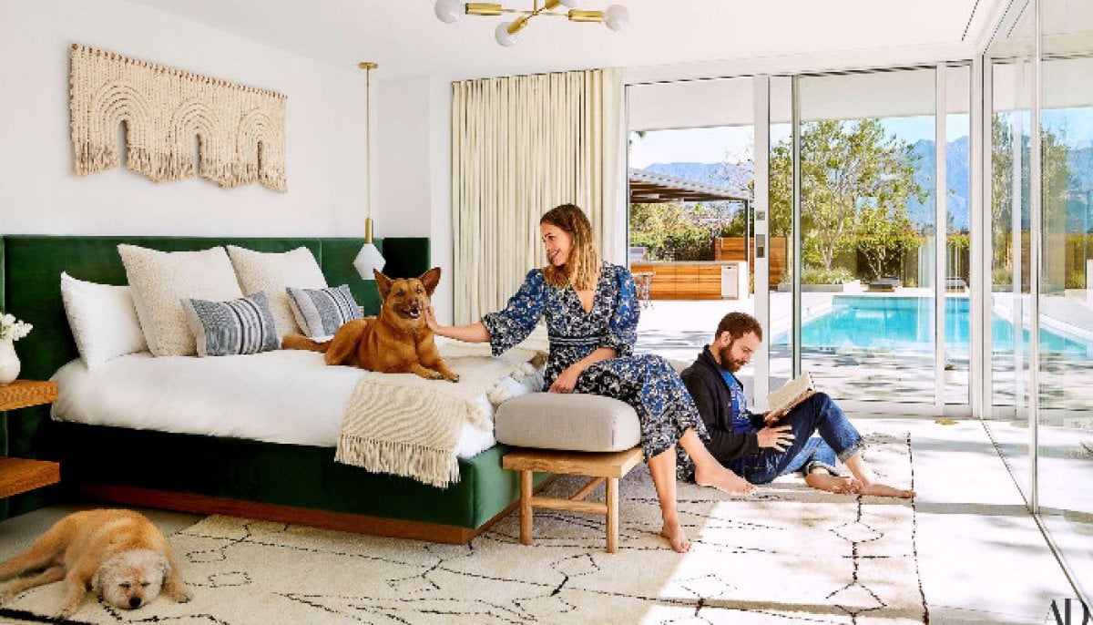 Mandy Moore,Taylor Goldsmith open doors to cozy family retreat