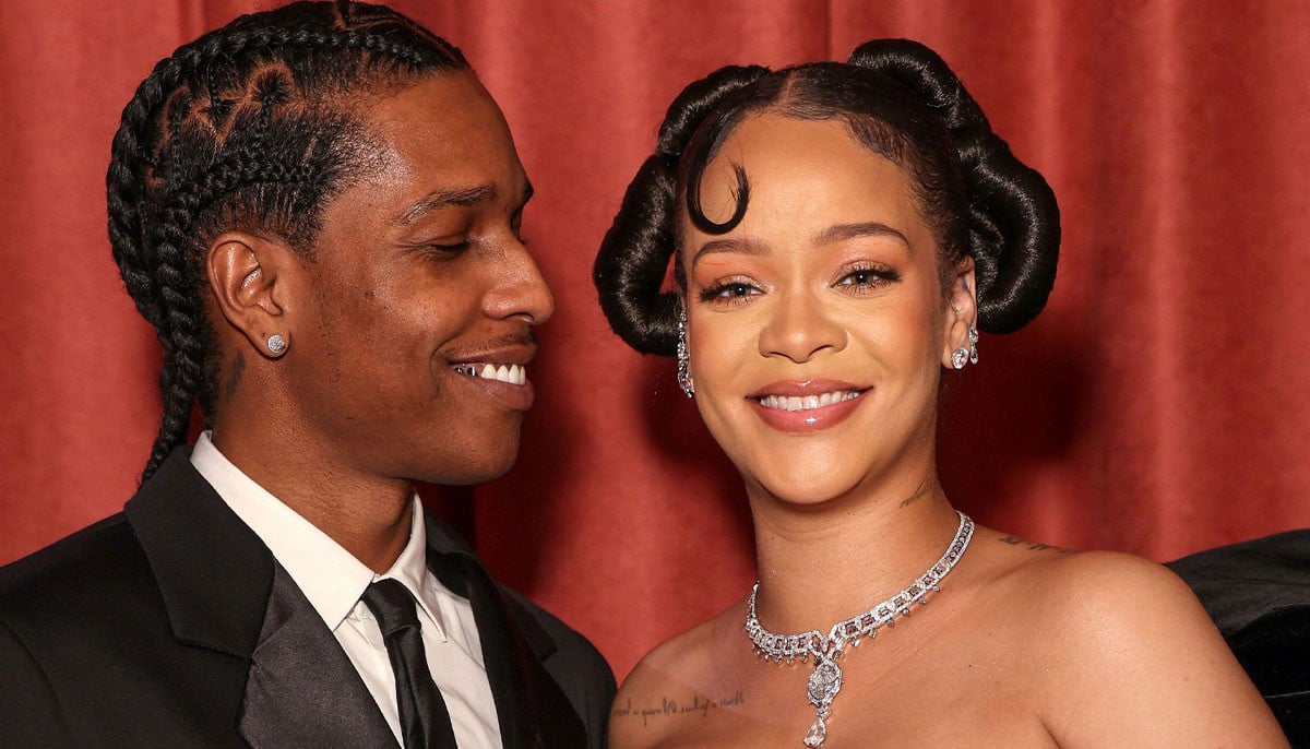 Rihanna has wardrobe malfunction at A$AP Rocky fashion show
