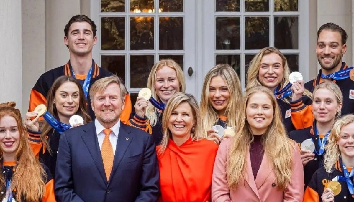 Dutch royals takes center stage in celebrating Olympians 