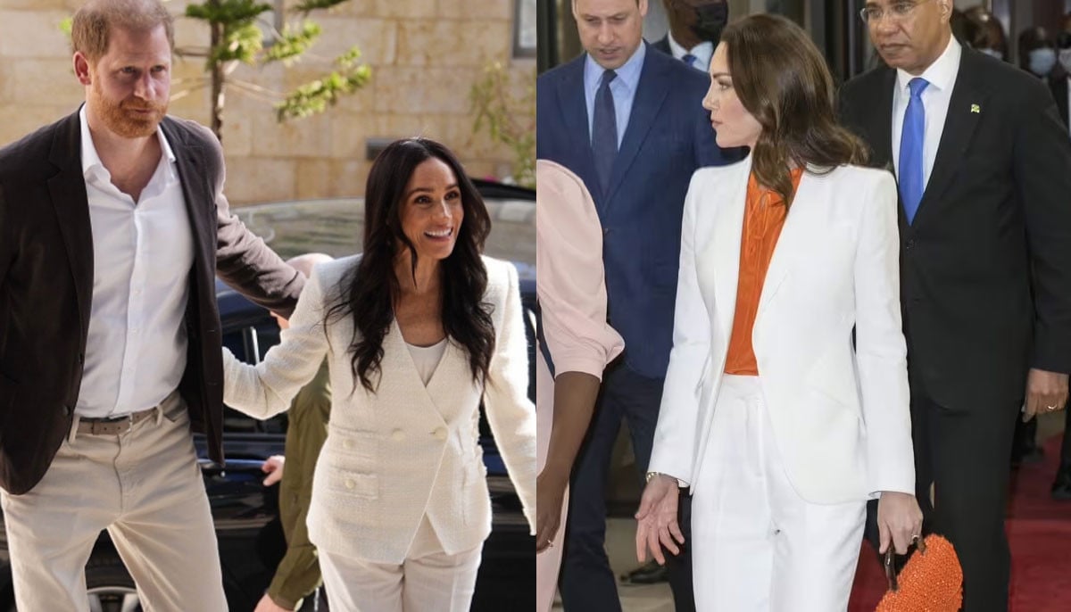 Meghan Markle accused of mimicking Kate’s iconic style on 'pseudo royal tour'