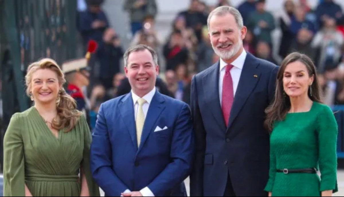 King Felipe VI and Queen Letizia receive the Grand Dukes of Luxembourg