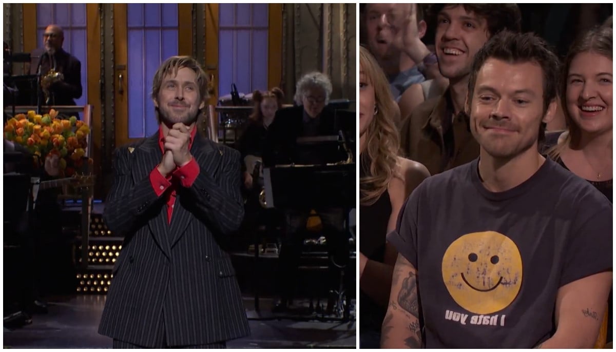 Harry Styles steals the show from Ryan Gosling: Watch