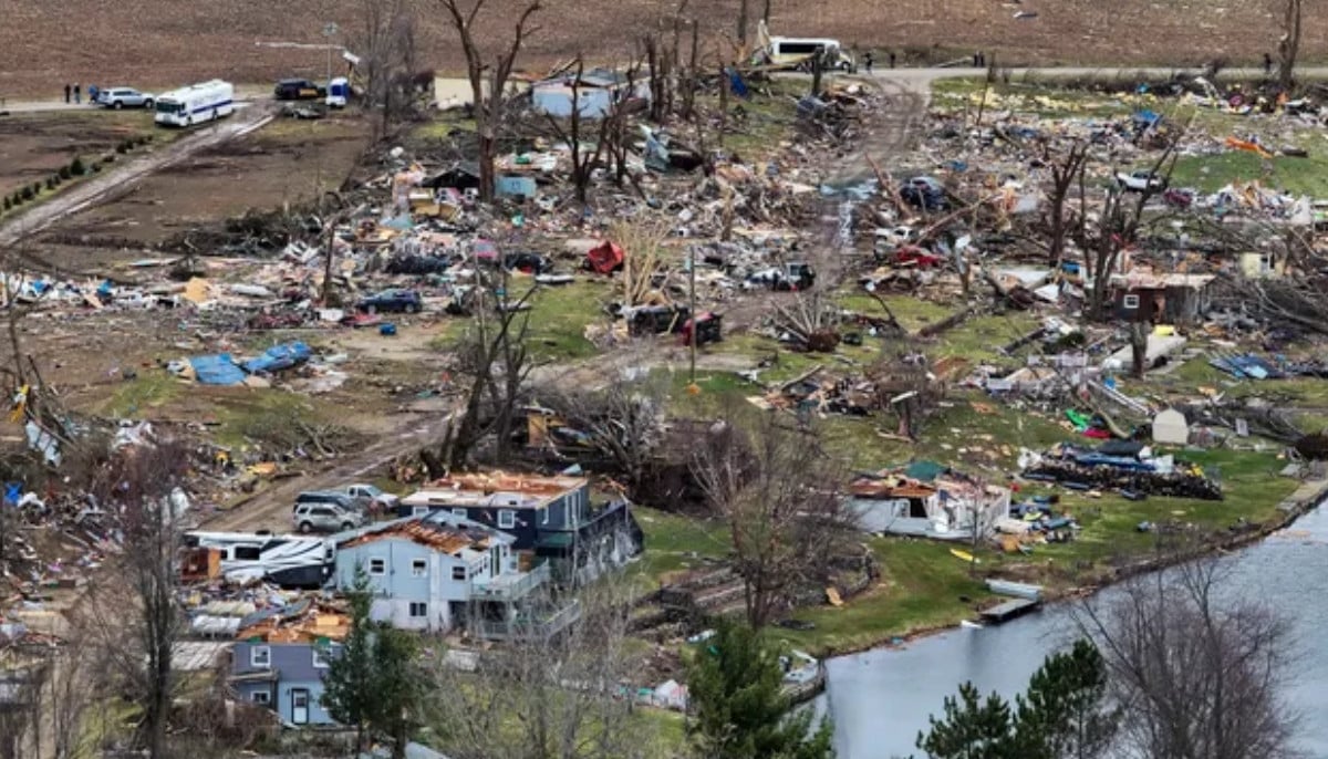 Michigan tornadoes kill 6 including child as powerful storms rip through Midwest and Oklahoma