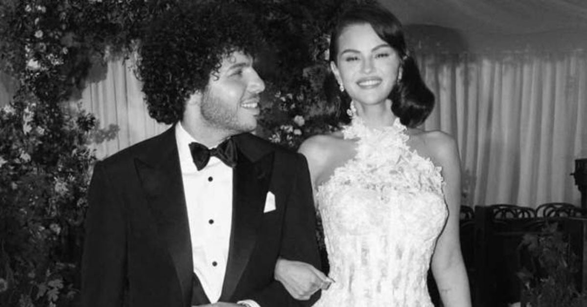 Selena Gomez shares unseen wedding snaps as she marks Benny Blanco's special day
