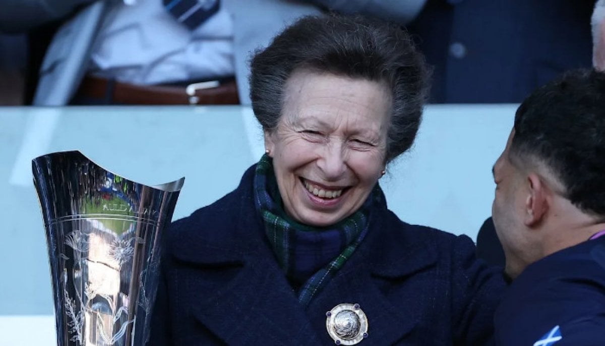 Princess Anne shares playful interaction after Scotland’s big win
