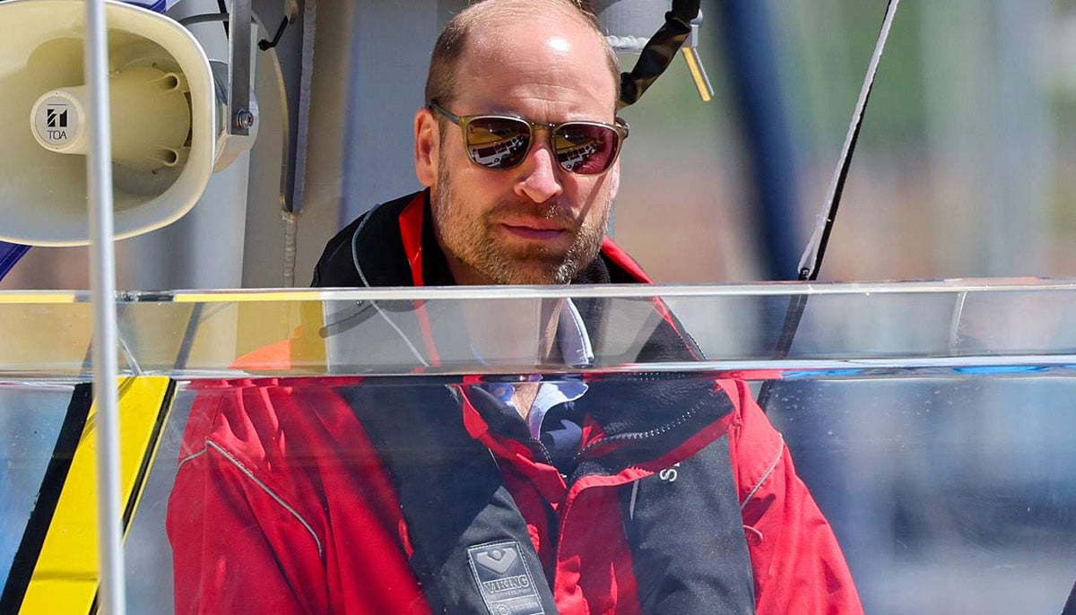 Prince William takes the wheel of RNLI lifeboat in unexpected moment after visit to Borough Market 