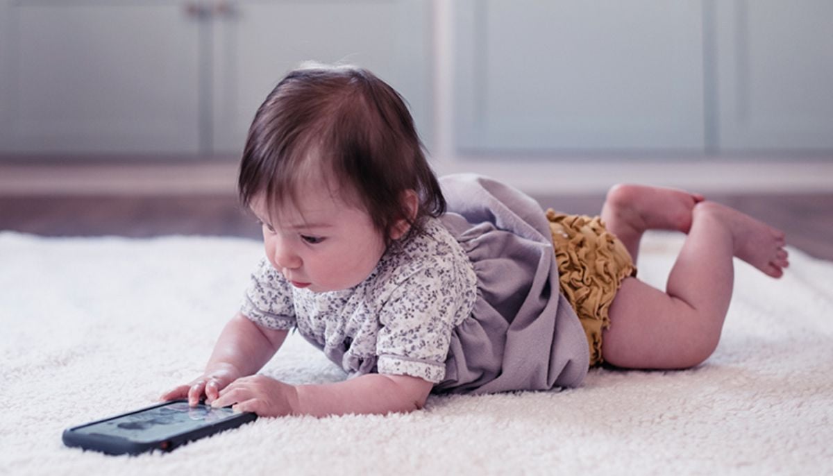 Are babies growing up on screens? 75% of infants in England get daily screen time