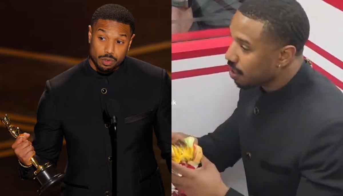 Michael B. Jordan wins hearts with visit to burger joint after Oscar win 
