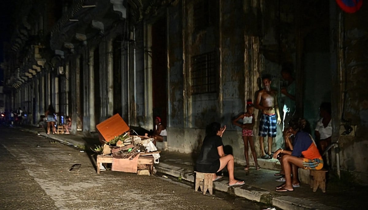 Cuba power outages hit entire island after grid collapse amid fuel shortages and US blockade