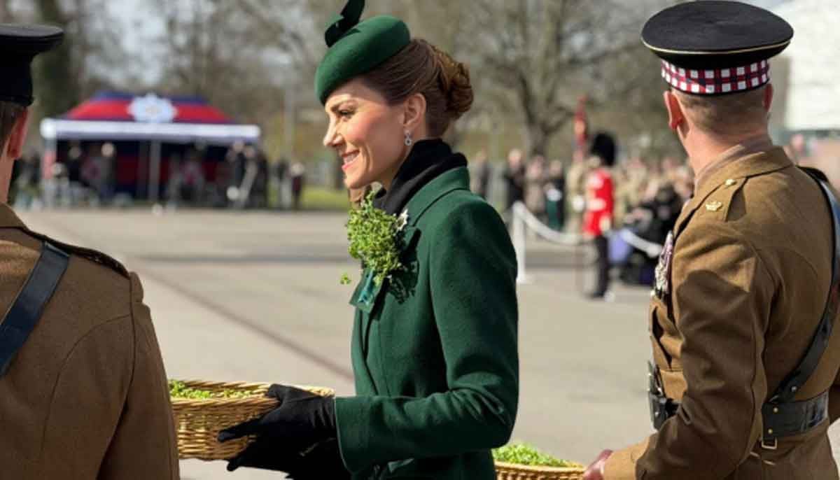 Kate Middleton marks St. Patrick's Day as 'Colonel' Catherine 