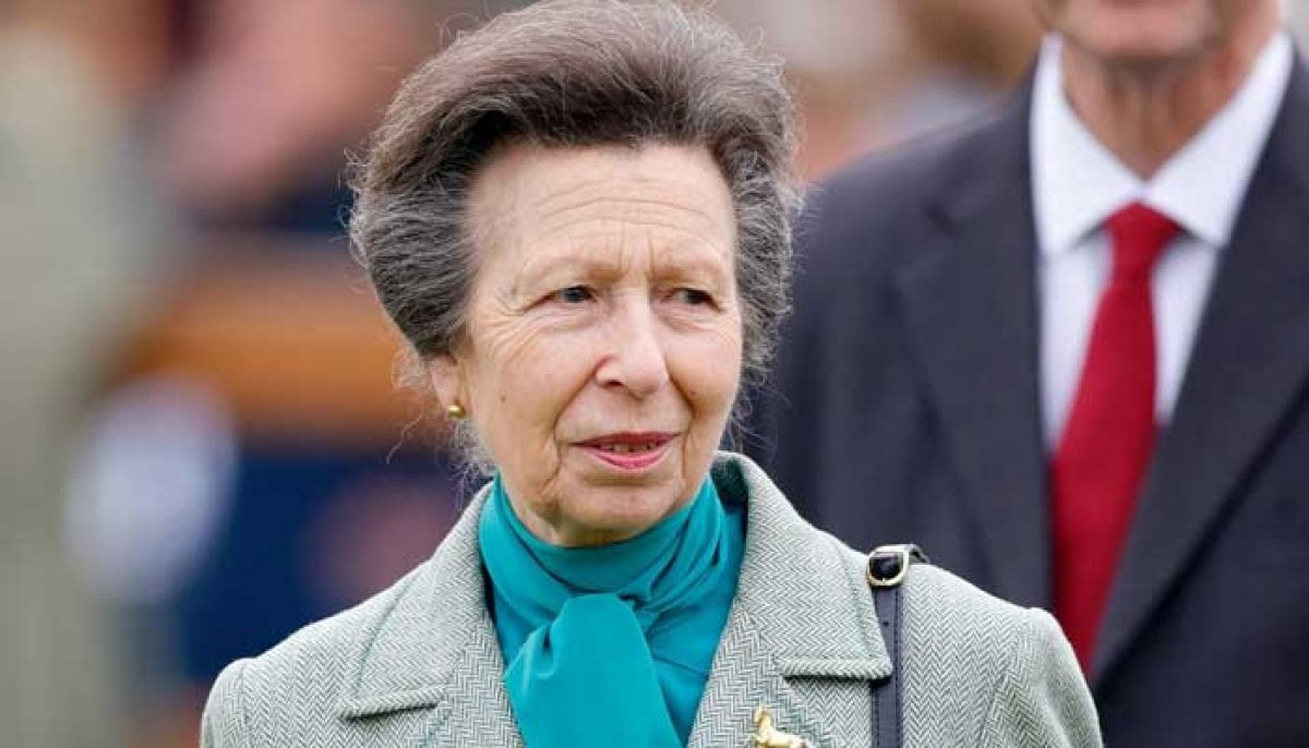 Princess Anne breaks down stereotypes with unusual hug