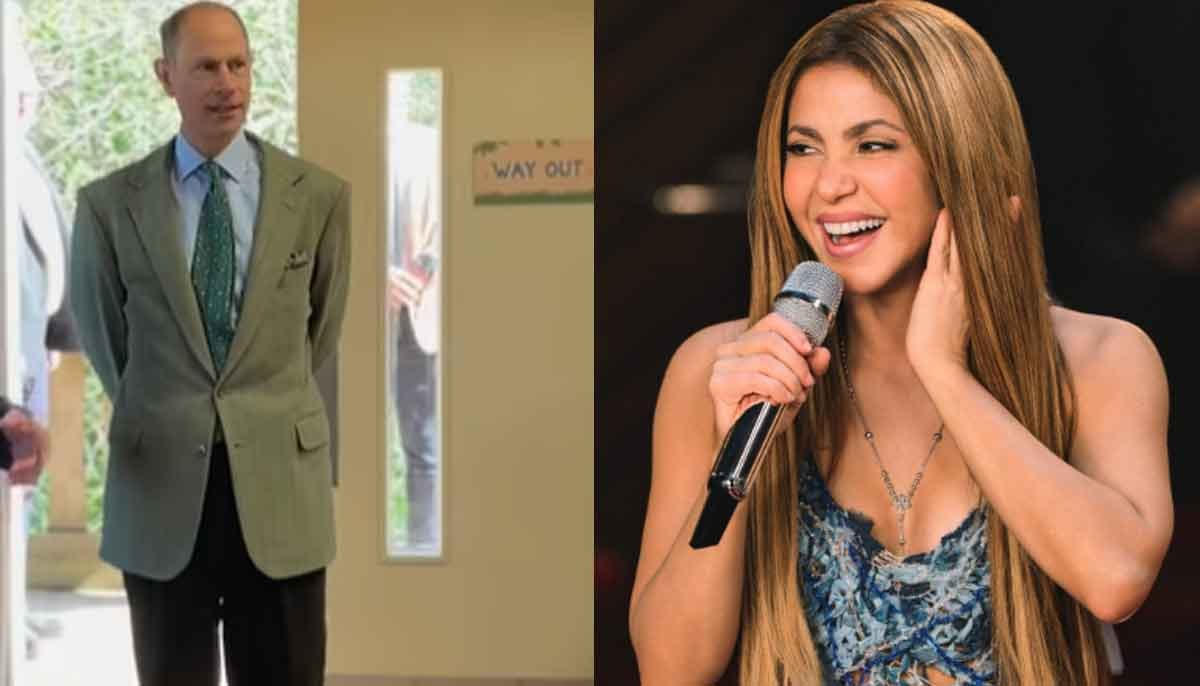 Royal family uses Shakira's song for Prince Edward's visit 