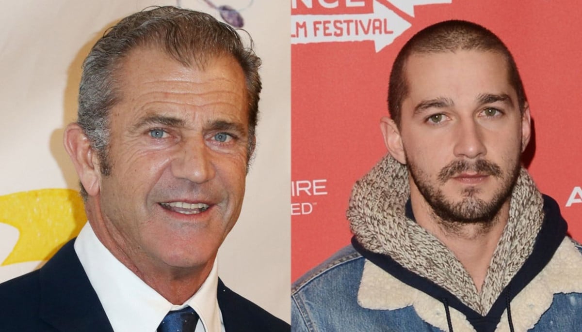 Shia LaBeouf 'heroworshipping' Mel Gibson as his mentor comes to his rescue