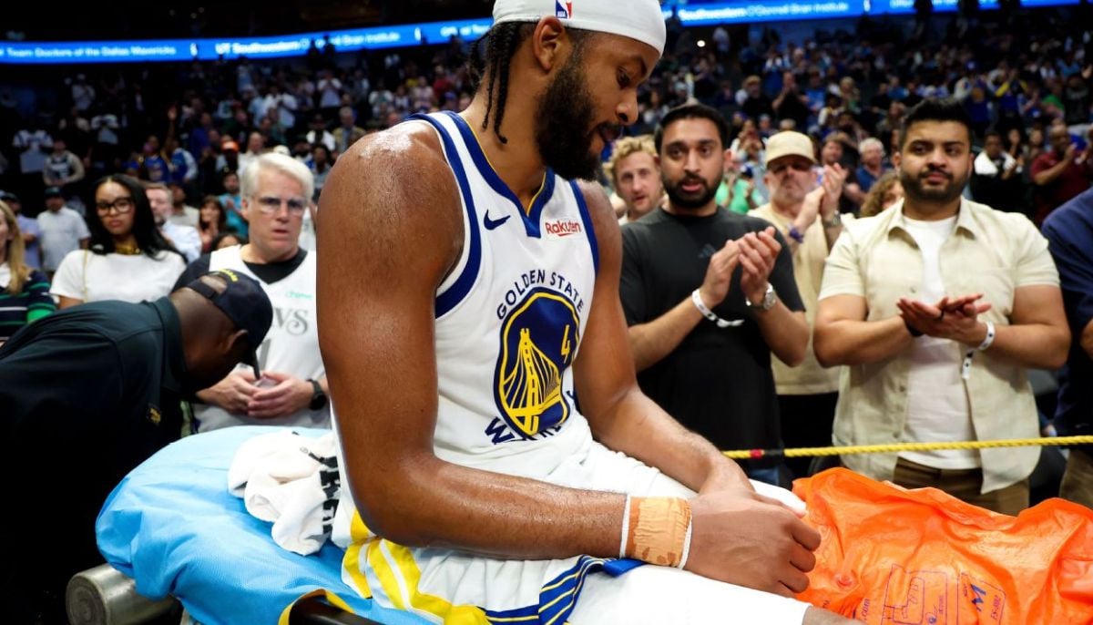 Moses Moody suffers late knee injury in Warriors’ overtime victory against Mavericks