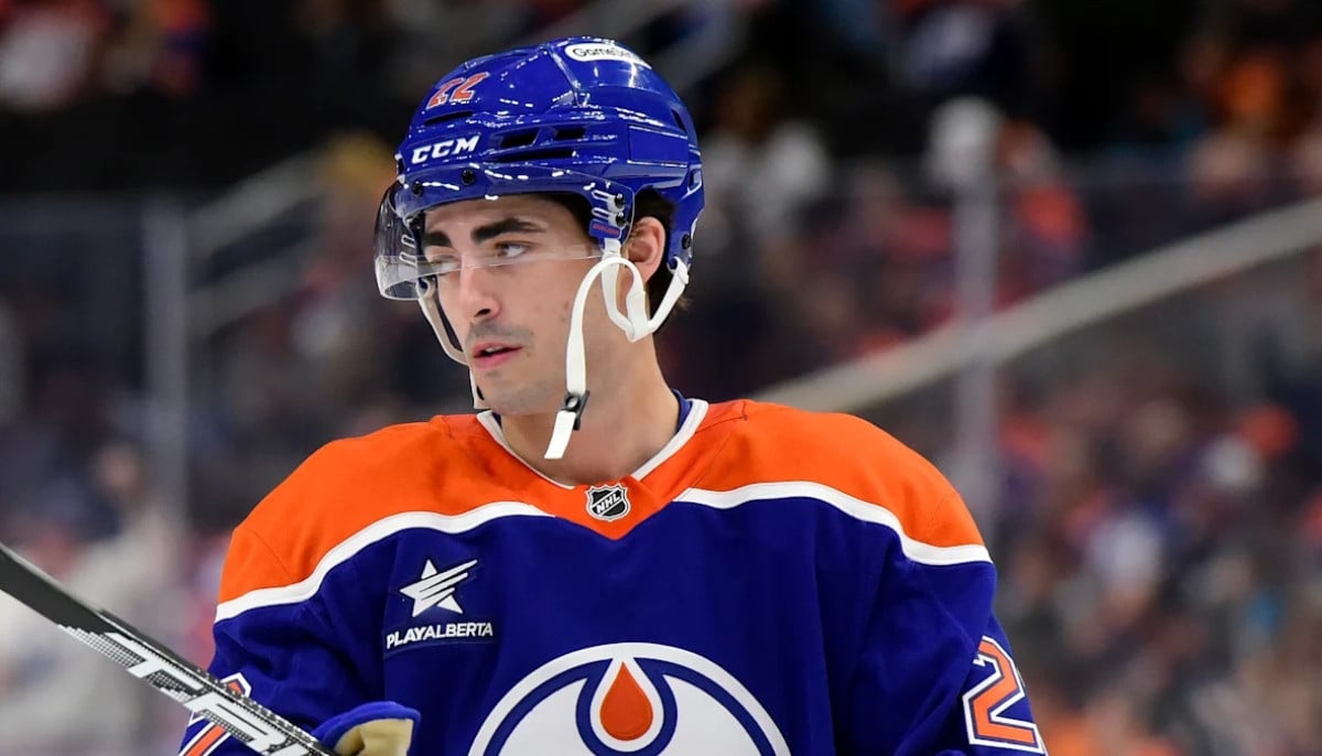 Matt Savoie making impact on Oilers top line while filling gap left by Draisaitl